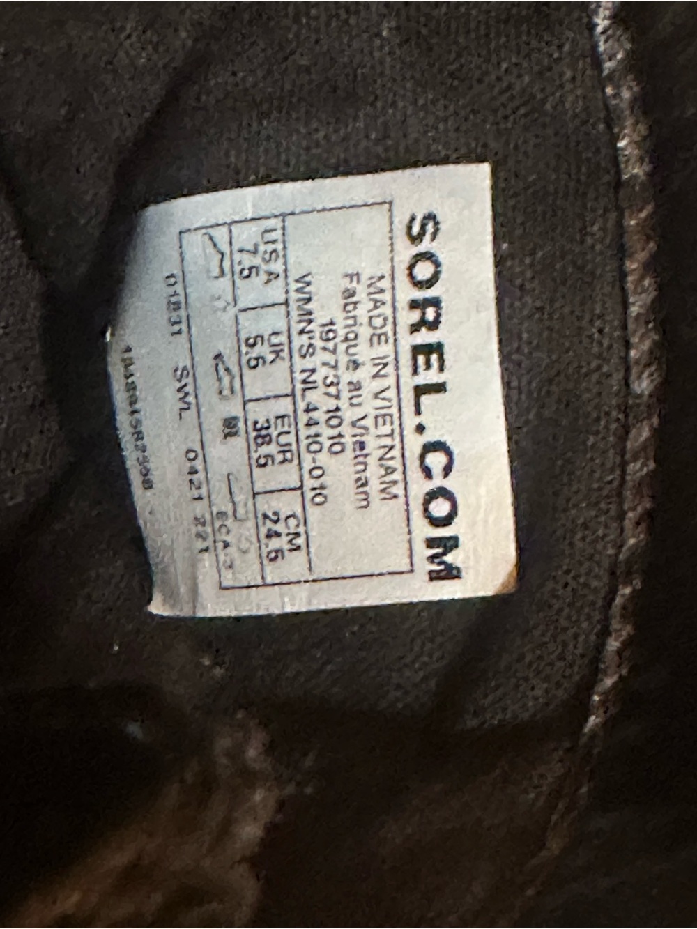 Sorel Lennox Lace Waterproof Boots in black waterproof suede - Picture 9 of 10